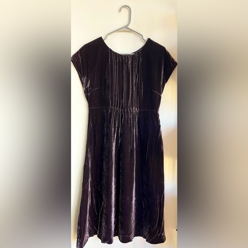 Garnet Hill velvet dress
